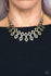 Jazzi Jewelz Boutique-Geocentric Brass Necklace and Earring Set