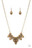 Jazzi Jewelz Boutique-Rustic Smolder-Brass Necklace and Earring Set