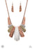 Untamed-Copper Necklace Set Includes Earrings