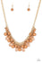 Jazzi Jewelz Boutique-Tour de Trendsetter-Brown Necklace and Earring Set