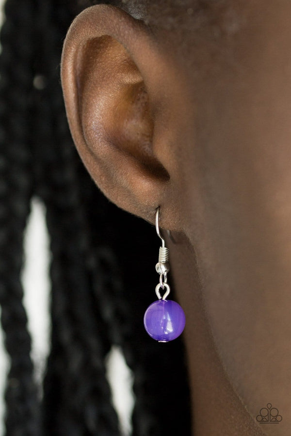 Jazzi Jewelz Boutique-So Pop-YOU-lar-Purple Necklace and Earring Set