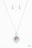 Jazzi Jewelz Boutique-Romeo Romance-Purple Pearl Silver Chain Necklace and Earring Set