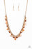 Jazzi Jewelz Boutique-Courageously Catwalk-Gold Bead Necklace and Earring Set