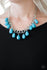 Jazzi Jewelz Boutique-Take The COLOR Wheel!-Blue Beaded Necklace and Earring Set