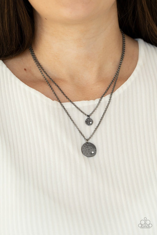Jazzi Jewelz Boutique-Modern Minimalist-Black Necklace and Earring Set