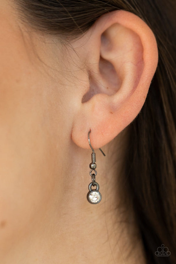 Jazzi Jewelz Boutique-Modern Minimalist-Black Necklace and Earring Set