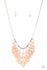 Jazzi Jewelz Boutiuqe-Brown Teardrop Silver Chain Necklace and Earring Set