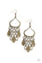﻿Lure Away-Brass Paparazzi Earrings-Jazzi Jewelz Boutique by Raven   Solid and airy brass teardrop frames dangle from textured brass links that cascade from the bottom of an antiqued teardrop frame, creating a gritty lure. Earring attaches to a standard fishhook fitting.  Sold as one pair of earrings.  All Paparazzi Accessories are lead free and nickel free.