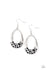 ﻿Better LUXE Next Time-Silver Paparazzi Earrings-Jazzi Jewelz Boutique by Raven  A glittery collection of oval and round black rhinestones is encrusted along the bottom of a shimmery silver teardrop featuring a shiny scratched surface for a refined finish. Earring attaches to a standard fishhook fitting.  Sold as one pair of earrings.  Paparazzi Accessories are lead free and nickel free. 
