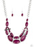 Jazzi Jewelz Boutique-Law Of The Jungle-Purple Necklace and Earring Set