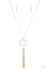 Jazzi Jewelz Boutique-Straight To The Top-Gold Necklace and Earring Set
