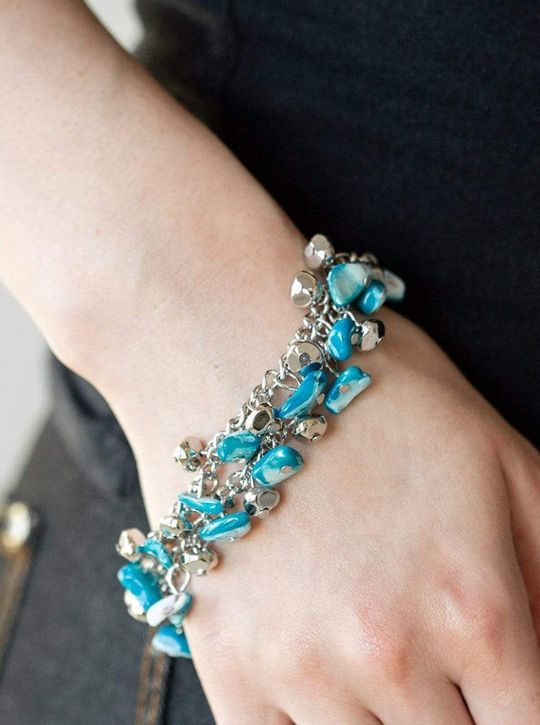 Jazzi Jewelz Boutique-Plentiful Pebbles-Blue Bead Bracelet