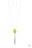 Jazzi Jewelz Boutique-Happy As Can Beam-Yellow Pendant Chain Necklace and Earring Set