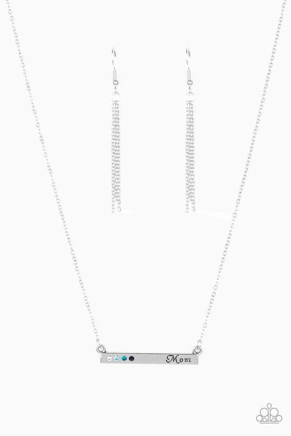 Jazzi Jewelz Boutique-Moms Do It Better-Blue Necklace and Earring Set