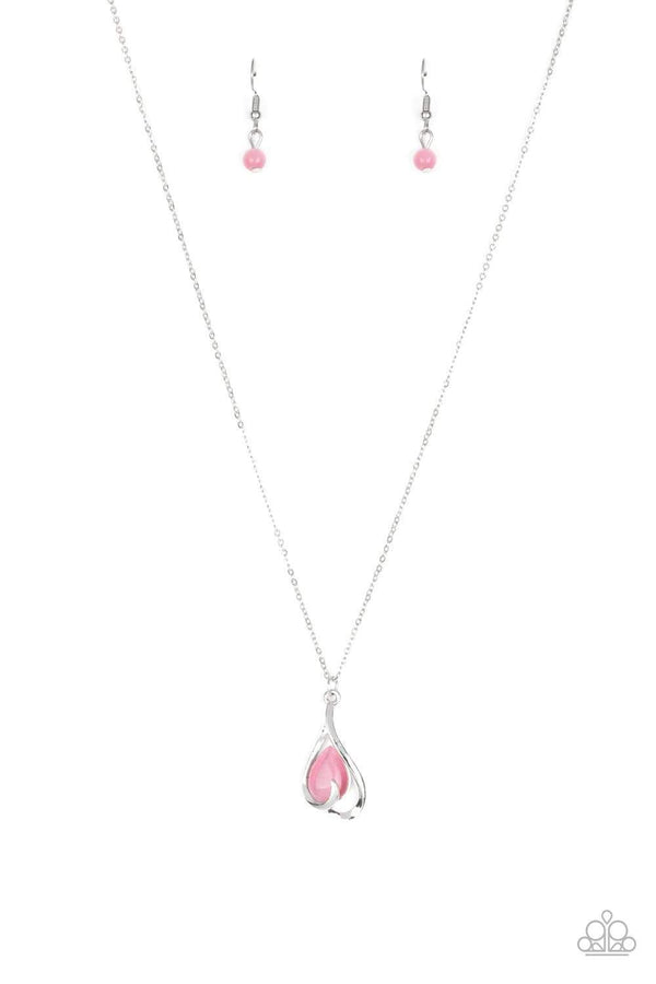 Jazzi Jewelz Boutique-Tell Me A Story- Pink Heart Pendant Necklace