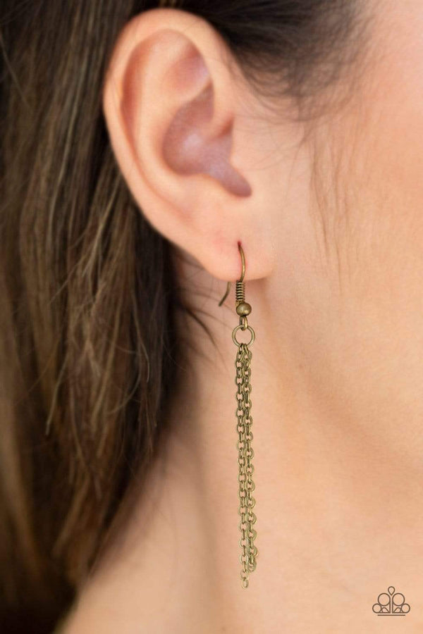 Jazzi Jewelz Boutique-Star Crossed Stargazer-Brass Necklace and Earring Set
